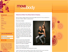 Tablet Screenshot of moveyourbody.com.au